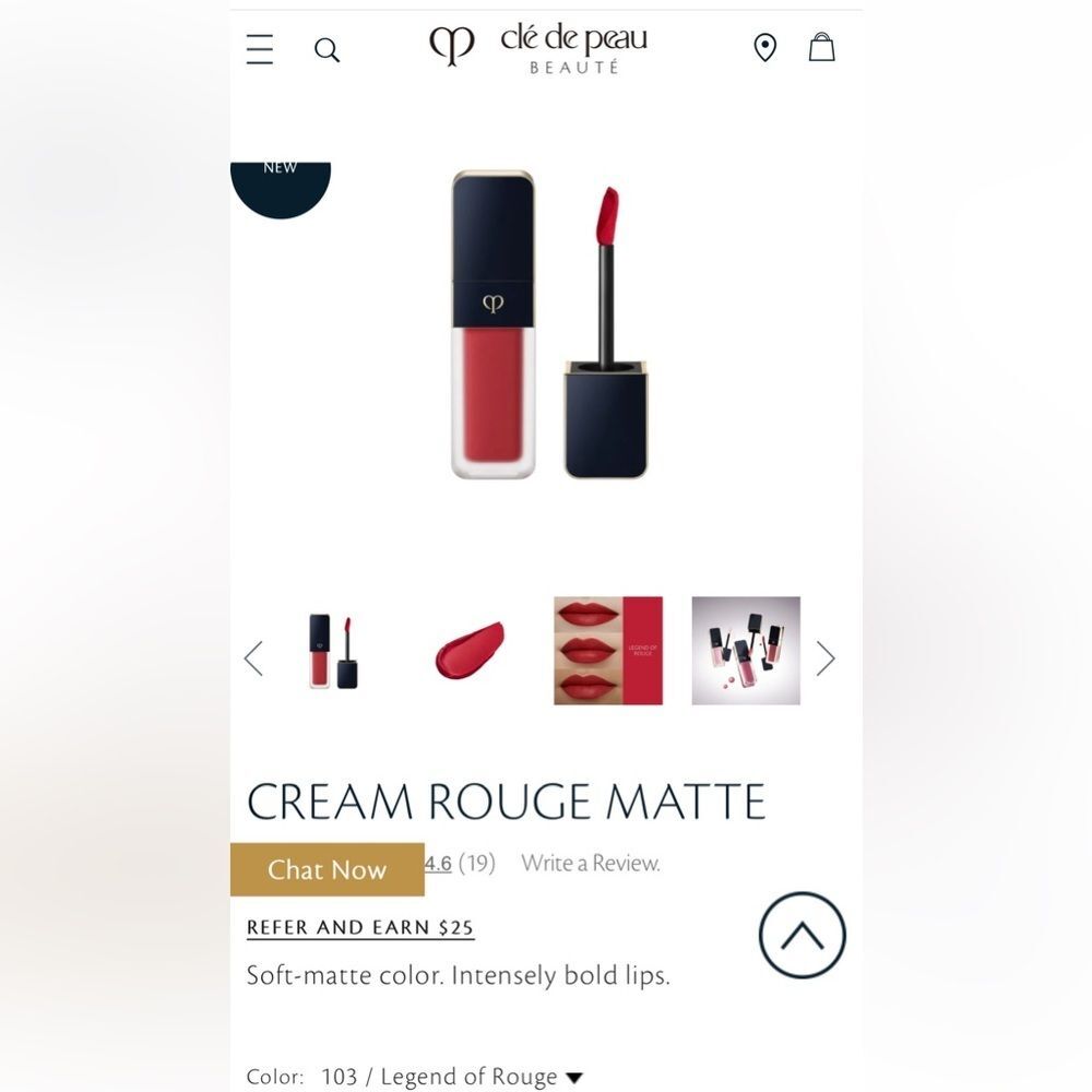 New Red Matte Lip Color